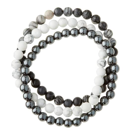 Signature Color Shop White Howlite Bracelets By Bead Landing&#x2122;